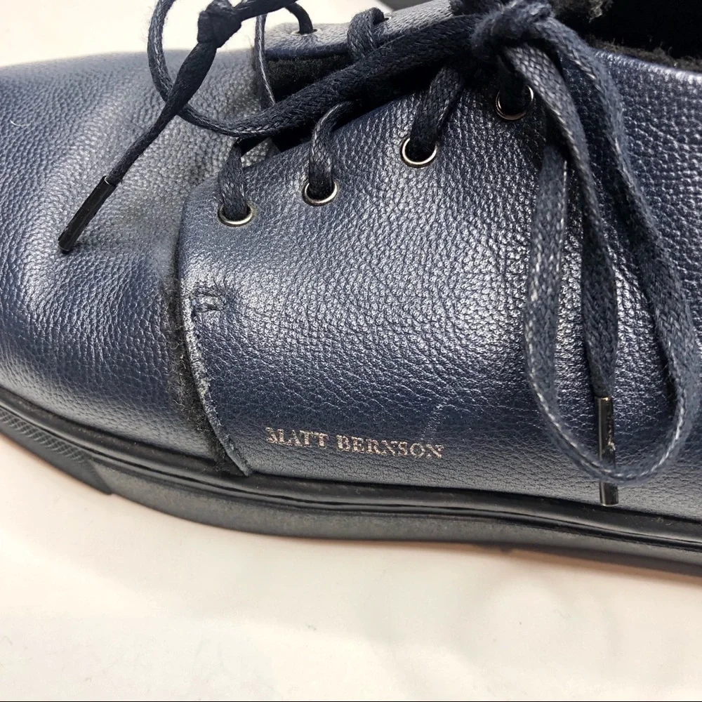 Matt Bernson | Blue Leather Oxfords